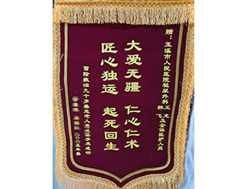 大爱无疆 仁心仁术 匠心独运 起死回生